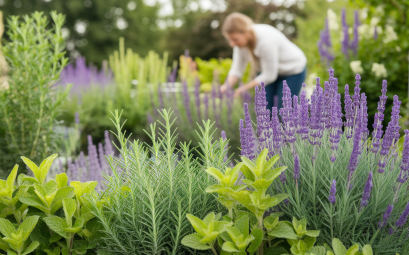 Purifier l'air de son jardin avec des plantes aromatiques stratégiques
