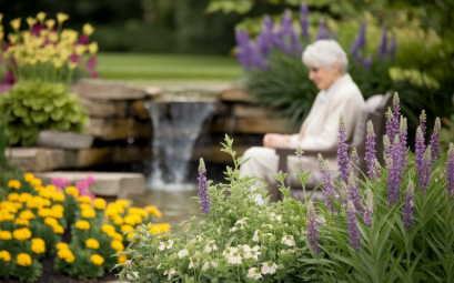 Jardin thérapeutique : bienfaits pour les personnes âgées dépendantes